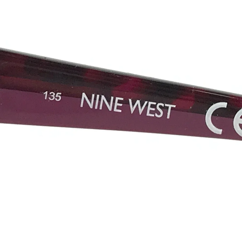 Nine West Eyeglasses Frames NW583S 630 Purple Red Tortoise Cat Eye 57-17-135